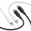 Anker 643 USB-C to USB-C Cable (Flow, Silicone, 240W, 2-Pack, Midnight Black)